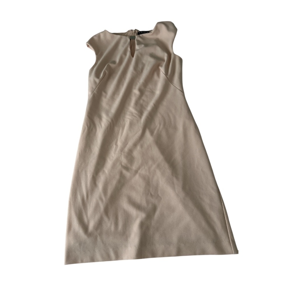 Ralph Lauren Elegant Pale Pink Sleeveless Dress size 8